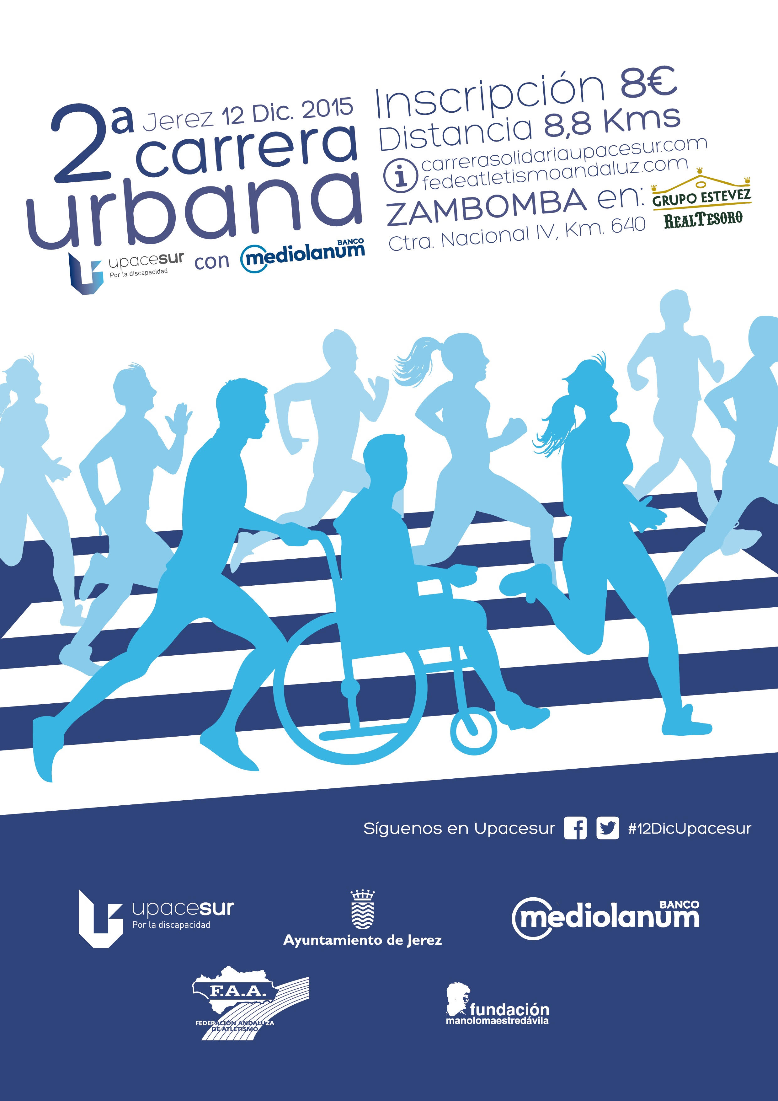 No te pierdas la II Carrera Solidaria Upacesur con Banco Mediolanum