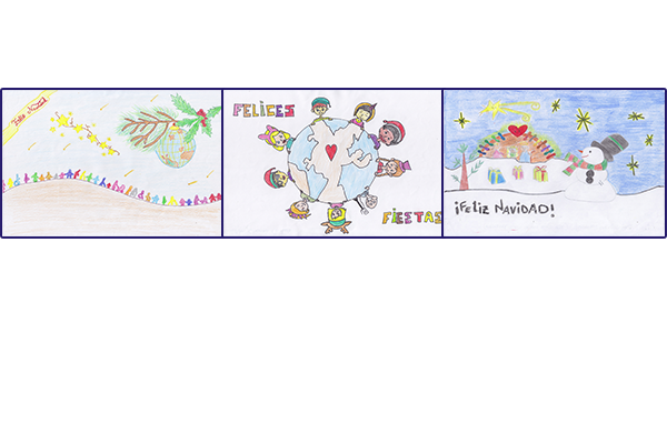 Finalistas concurso Dibuja la navidad